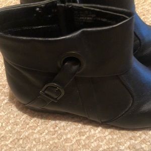 Comfortview Black Booties Size 10